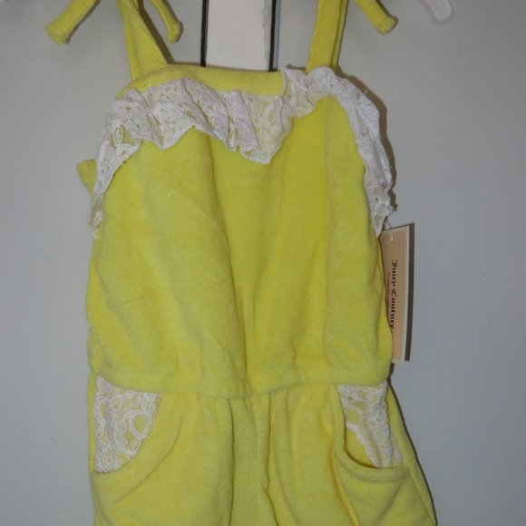 Juicy Couture Strapless Girls  Cover-Up Romper 3T - Picture 2 of 6